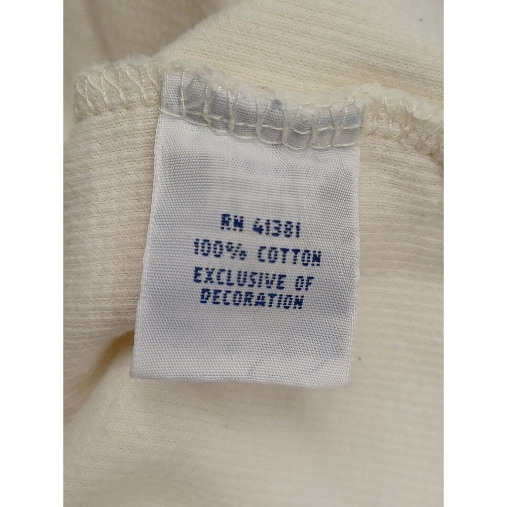 Polo Ralph Lauren Ivory Pullover Zip Henley Mens XL - Picture 10 of 11